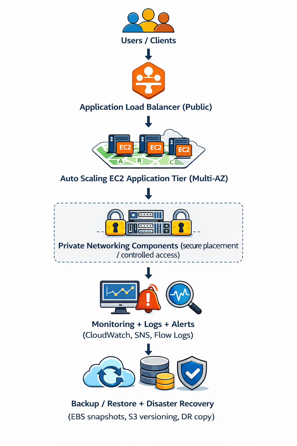 Cloud platform architecture diagram placeholder